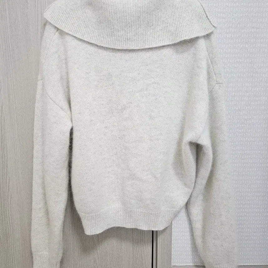 [BUNJANG] Angora Sailor Knit Top / (한번입은) 앙고라 세일러 니트