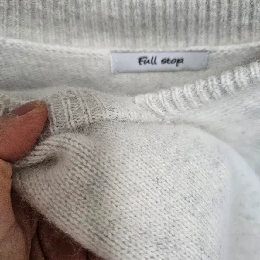 [BUNJANG] Angora Sailor Knit Top / (한번입은) 앙고라 세일러 니트