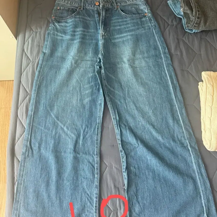 [BUNJANG] Polo Denim Pants Bundle Set / 워싱 데님 팬츠 청바지 폴로 니트