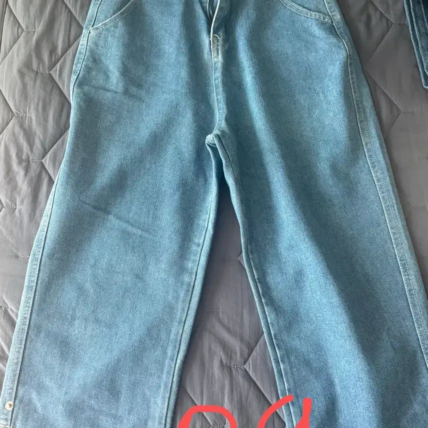 [BUNJANG] Polo Denim Pants Bundle Set / 워싱 데님 팬츠 청바지 폴로 니트