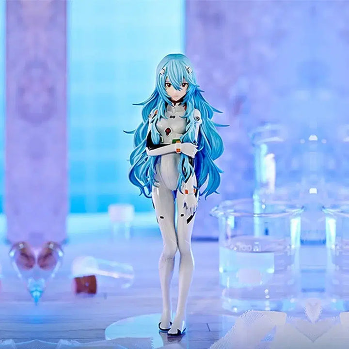 [BUNJANG] Evangelion Ayanami Rei Long Hair Figure / 에반게리온 아야나미 레이 롱헤어 피규어 팝업퍼레이드