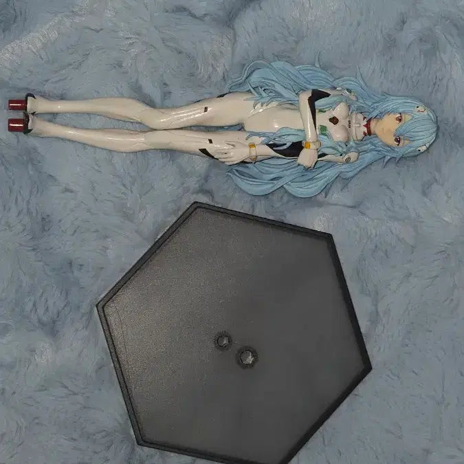 [BUNJANG] Evangelion Ayanami Rei Long Hair Figure / 에반게리온 아야나미 레이 롱헤어 피규어 팝업퍼레이드