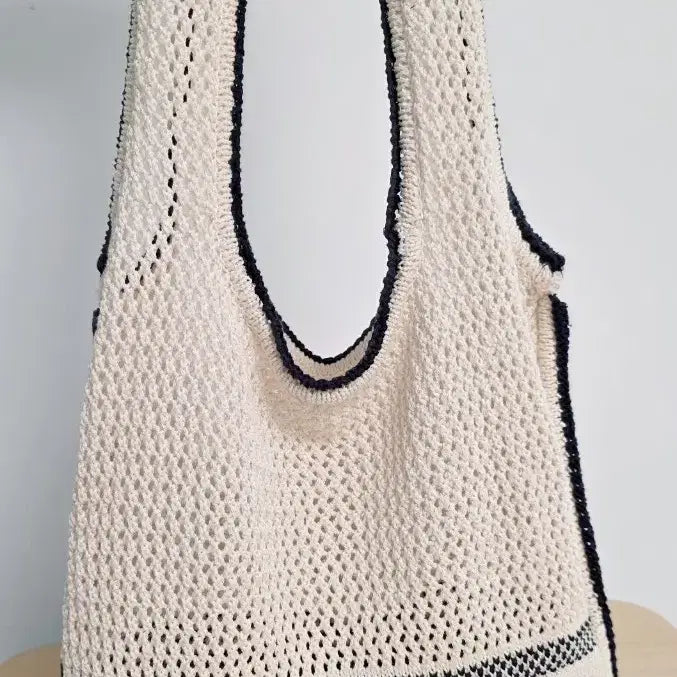 [BUNJANG] The Cashmere Crochet Tote Bag / [한섬] the CASHMERE 더 캐시미어 크로셰 토트백 정품 팝니다.
