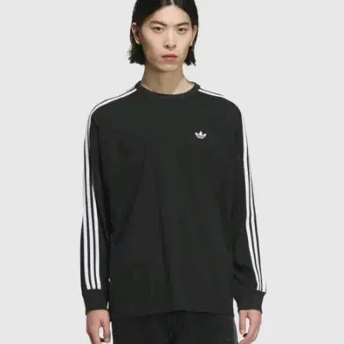 [BUNJANG] Adidas Long Sleeve T-Shirt - Black JV9278 / 아디다스 긴팔 티 - 블랙 / JV9278