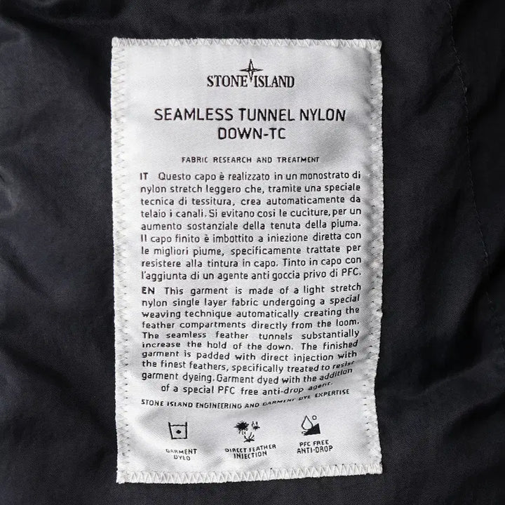 [BUNJANG] Stone Island Seamless Tunnel Hooded Padded Jacket Black L / 스톤아일랜드 심리스터널 후드 패딩 블랙 L팝니다.
