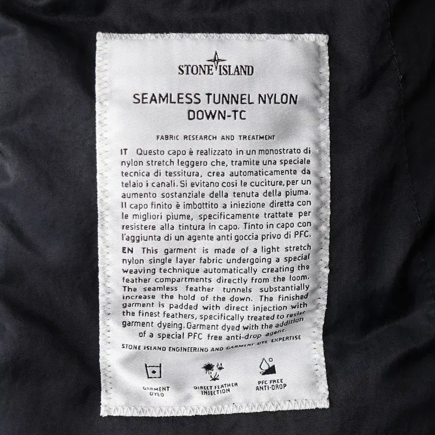[BUNJANG] Stone Island Seamless Tunnel Hooded Padded Jacket Black L / 스톤아일랜드 심리스터널 후드 패딩 블랙 L팝니다.