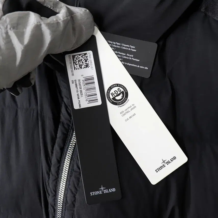 [BUNJANG] Stone Island Seamless Tunnel Hooded Padded Jacket Black L / 스톤아일랜드 심리스터널 후드 패딩 블랙 L팝니다.