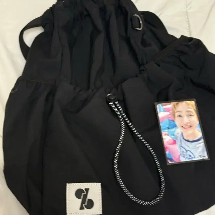 [BUNJANG] Onew Percent String Backpack / 온유 퍼센트 스트링 백팩