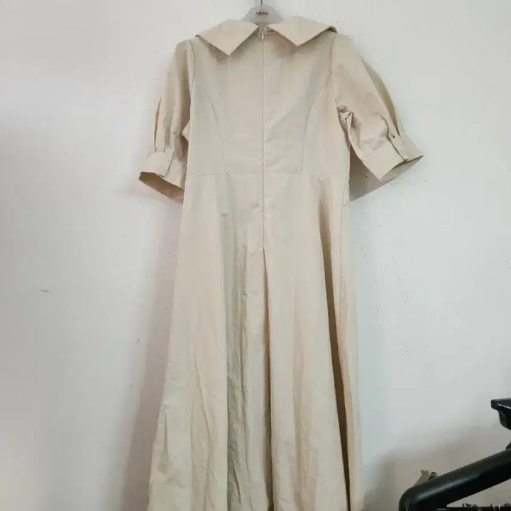 [BUNJANG] Ivory Long Sleeve Dress / 아이보리 반팔 롱 원피스55