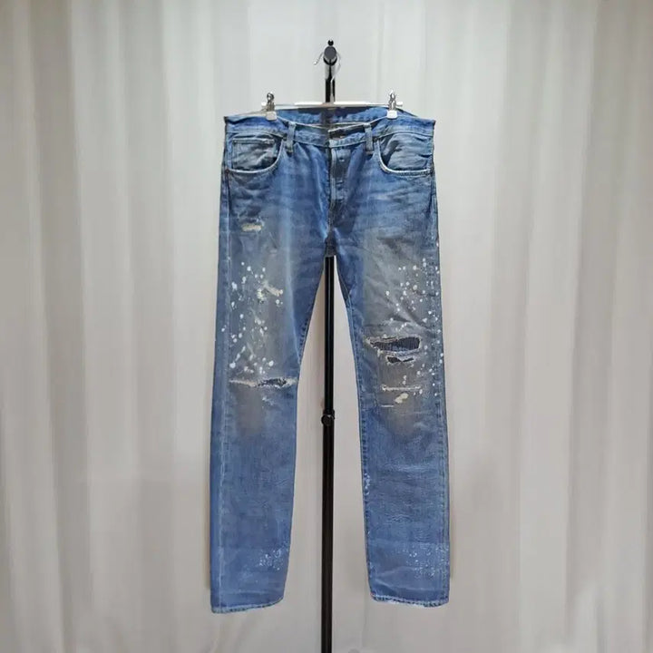 [BUNJANG] Polo Ralph Lauren Repaired Selvedge Denim Pants / (무배) 폴로랄프로렌 리페어드 셀비지 데님 팬츠 34 510