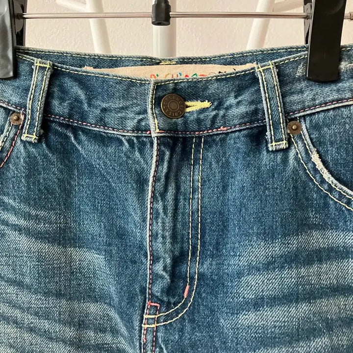 [BUNJANG] Tsumori Chisato Stitch Denim Skirt Size 2 / 츠모리치사토 스티치 데님스커트 2사이즈