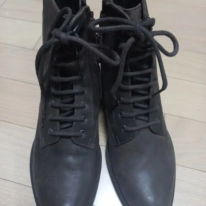 [BUNJANG] Geox Lace-Up Ankle Boots Brown / 제옥스 레이스업 앵클 부츠 브라운 새제품 35