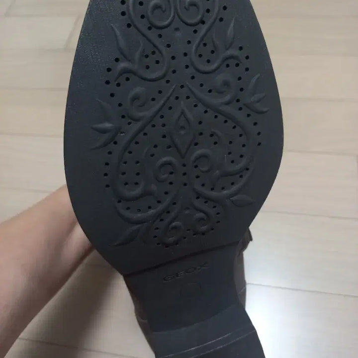[BUNJANG] Geox Lace-Up Ankle Boots Brown / 제옥스 레이스업 앵클 부츠 브라운 새제품 35