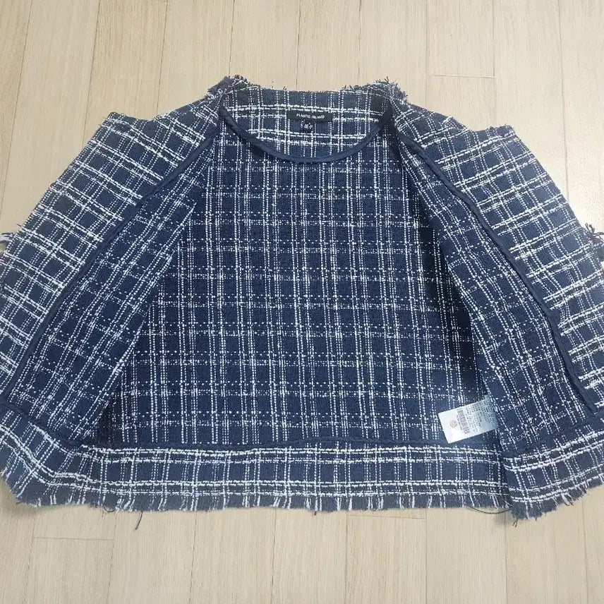 [BUNJANG] Plastic Island Tweed Short Sleeve Jacket S / 플라스틱 아일랜드 트위드 반팔자켓 S