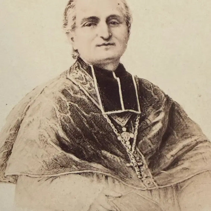 [BUNJANG] Mgr Félix Dupanloup Carte de Visite Photograph / 1860년 - 한국 카톨릭 천주교 지원 - 펠릭스 뒤팡루 주교 - 한림원