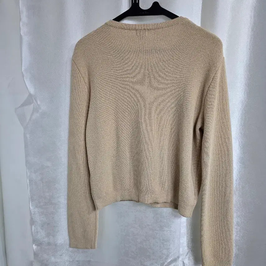[BUNJANG] SIE Beige Cropped Cardigan / SIE 베이지색 크롭 가디건 (1860)