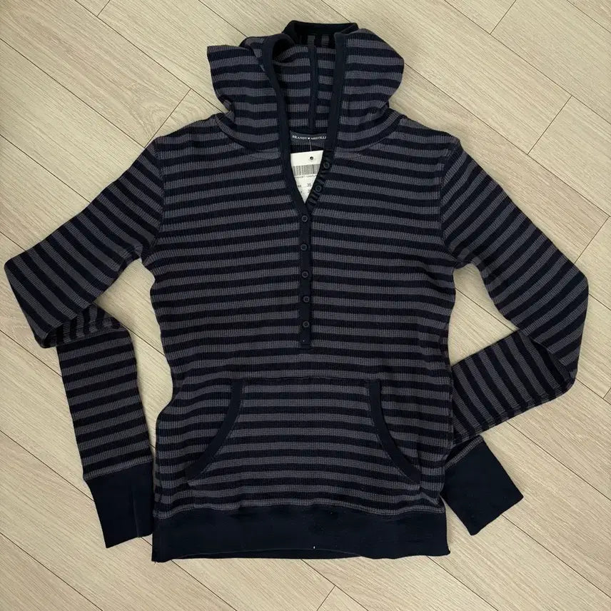 [SOLD OUT] 브랜디멜빌 스트라이프 후드 티셔츠