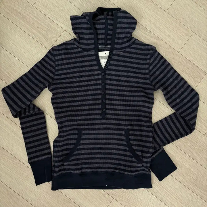 [SOLD OUT] 브랜디멜빌 스트라이프 후드 티셔츠