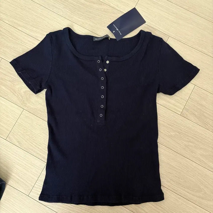 [SOLD OUT] 브랜디멜빌 스트라이프 후드 티셔츠