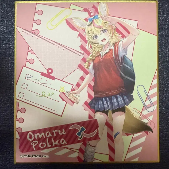 [BUNJANG] Shiranui Kensetsu x Omaru Polka Mini Shikishi / 시라켄 세븐일레븐 콜라보 오마루 폴카 미니색지