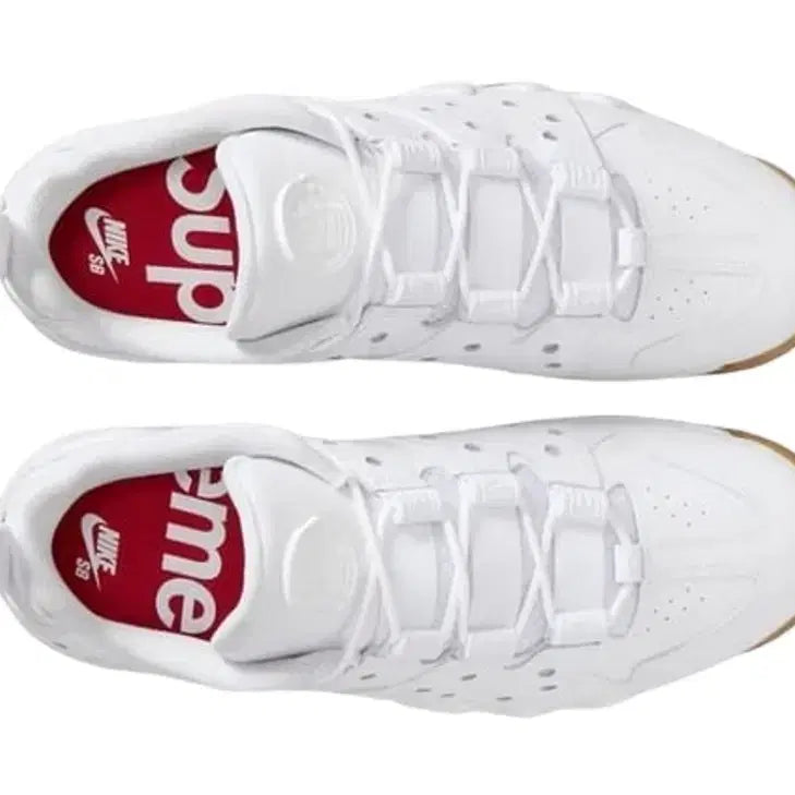 [BUNJANG] Nike x Supreme SB Air Max 2 CB 94 Low White Varsity Red Sneakers / 나이키 x 슈프림 SB 에어 맥스 2 CB 94 로우 화이트 바시티 레드