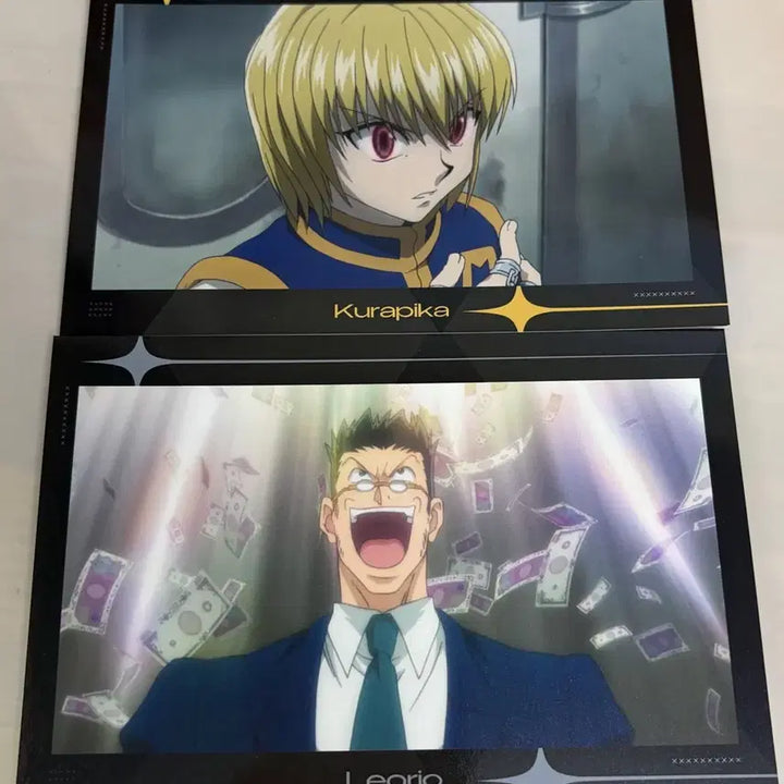 [BUNJANG] Hunter x Hunter Collaboration Cafe Kurapika Leorio Bundle Set / 헌터헌터 헌헌 콜라보 카페 음료 특전 크라피카 레오리오 일괄