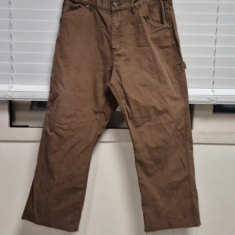 [BUNJANG] C.E. Schmidt Workwear Brown Canvas Pants / [C.E. SCHMIDT WORKWEAR]컨버스 팬츠(사이즈: 40인치)