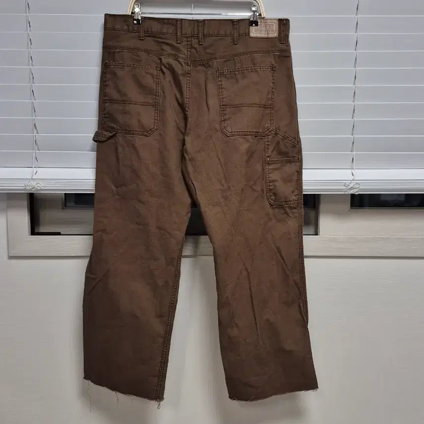 [BUNJANG] C.E. Schmidt Workwear Brown Canvas Pants / [C.E. SCHMIDT WORKWEAR]컨버스 팬츠(사이즈: 40인치)