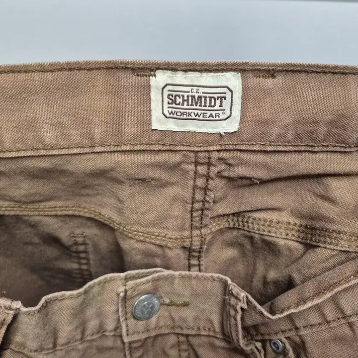 [BUNJANG] C.E. Schmidt Workwear Brown Canvas Pants / [C.E. SCHMIDT WORKWEAR]컨버스 팬츠(사이즈: 40인치)