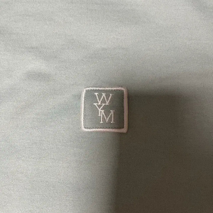 [BUNJANG] Wooyoungmi Back Logo Short Sleeve T-Shirt Mint Size 46 / [23ss/46size] 우영미 백로고 반팔