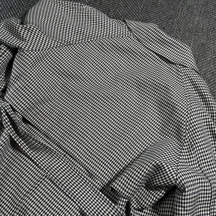 [BUNJANG] 8seconds Houndstooth Check Trench Coat / [L] 8seconds 에잇세컨즈 하운드투스 체크 트렌치 코트