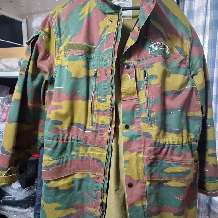 [BUNJANG] Supreme Camo Military Field Jacket / 슈프림 카모 밀리터리 자켓 필트 자켓