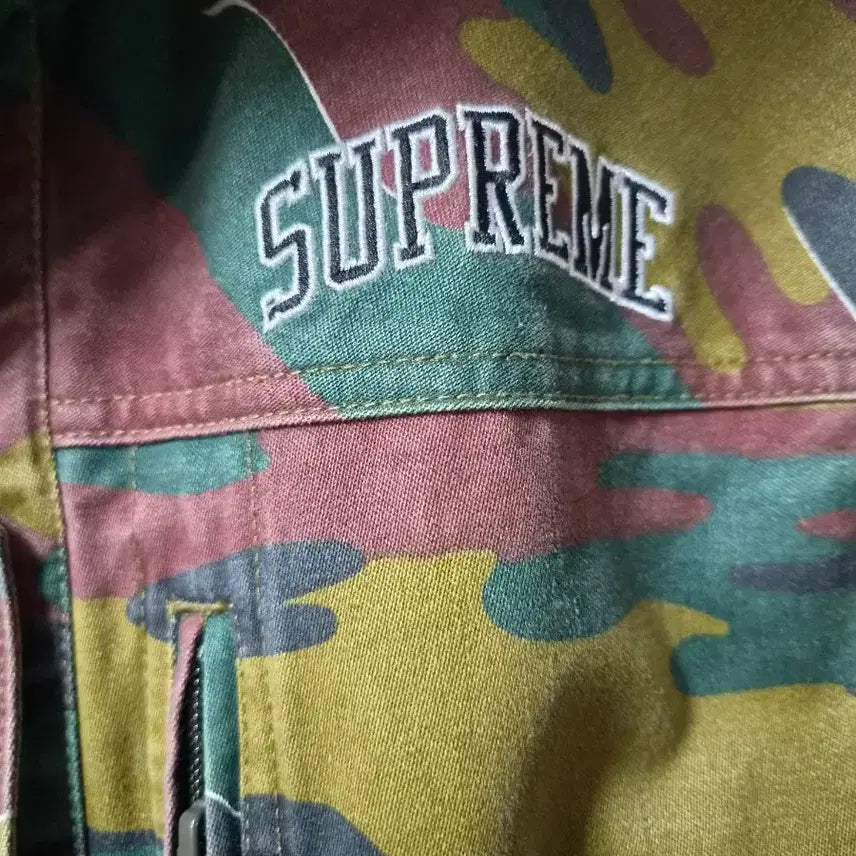 [BUNJANG] Supreme Camo Military Field Jacket / 슈프림 카모 밀리터리 자켓 필트 자켓