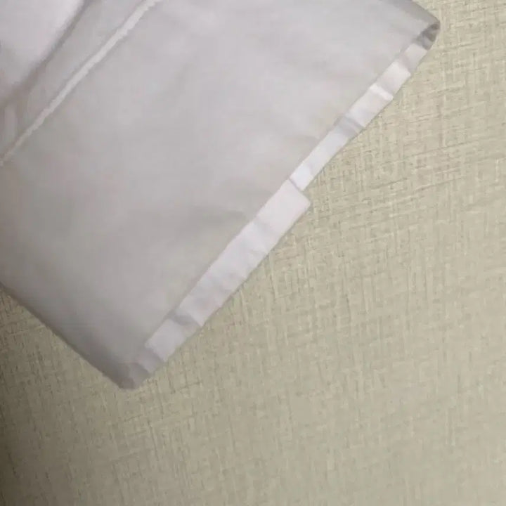 [BUNJANG] Place Studio White Frill Long Shirt Blouse / 플레이스스튜디오 화이트 프릴 롱 셔츠 블라우스