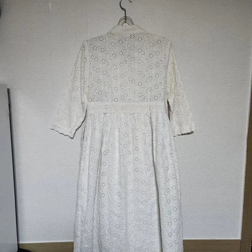 [BUNJANG] Lace Punching Cheollik Hanbok Slim Size 77 / 레이스 펀칭 철릭 생활한복 슬림77