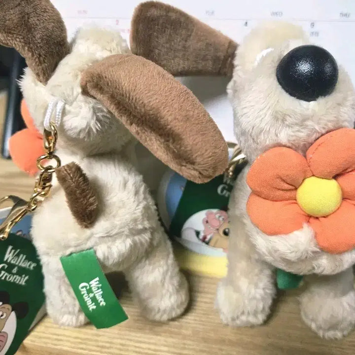 [BUNJANG] Gromit &amp; Kirby Keyring / 새제품 그로밋키링,마시멜로커비