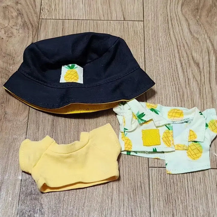 [BUNJANG] Hawaiian Pineapple 15cm Doll Outfit Set / 하와이안 파인애플 세트 15cm 15깅 옷