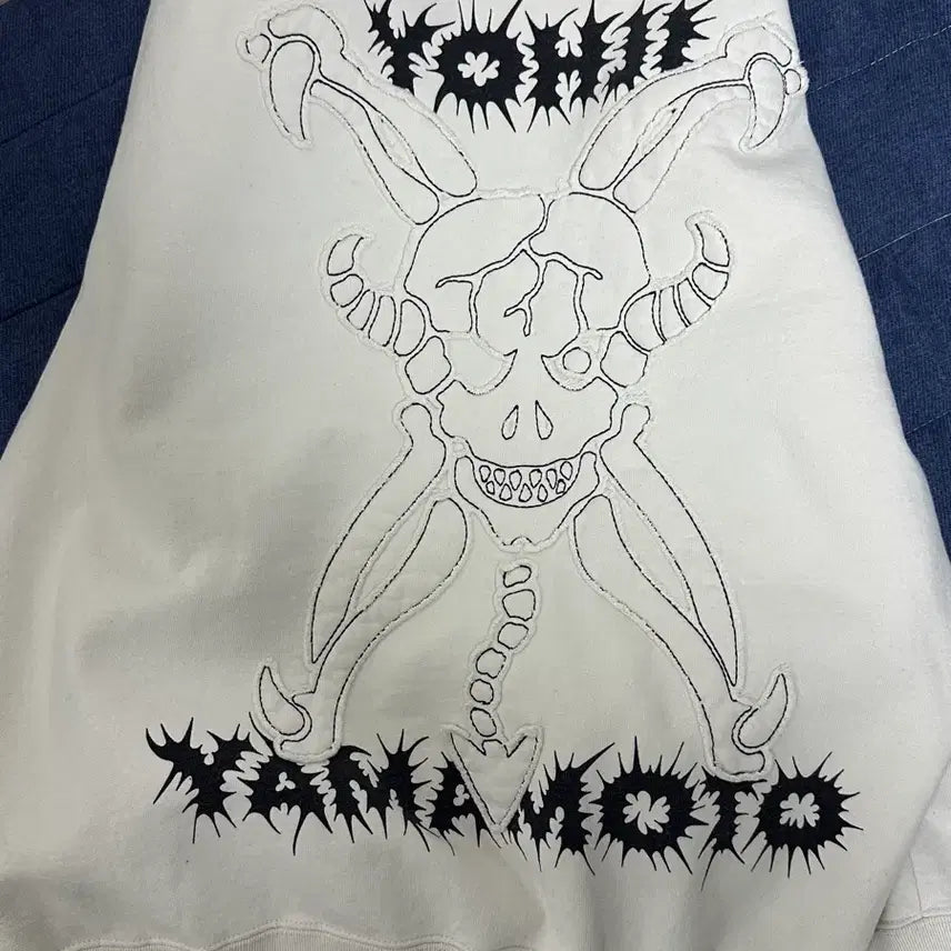 [BUNJANG] Supreme Yohji Yamamoto Hooded Sweatshirt White M New / 슈프림 요지야마모토 후드집업 화이트 m 새상품