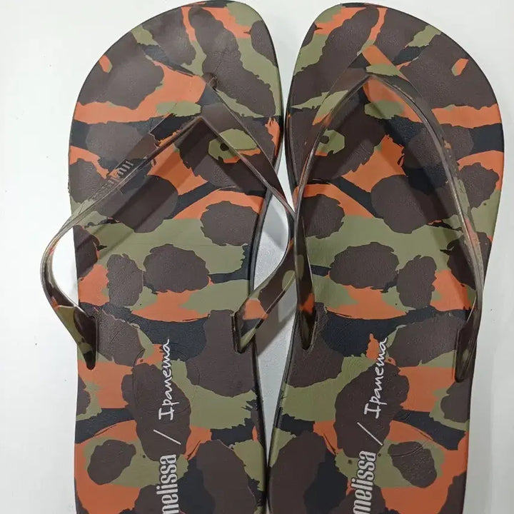 [BUNJANG] Melissa Ipanema Camouflage Flip-Flops / 멜리사 이파네마 카모플라쥬 쪼리