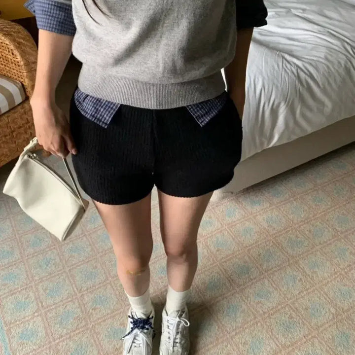 [BUNJANG] Bernie Market Cozy Knit Shorts - Black / 베르니마켓 cozy knit shorts black