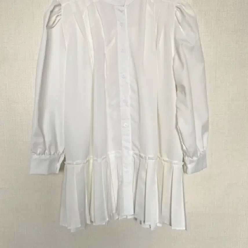 [BUNJANG] Self Wedding Pleated Mini Dress / 셀프웨딩 플리츠 미니 드레스