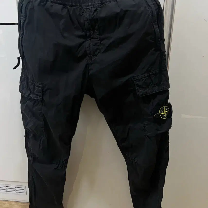 [BUNJANG] Stone Island Jogger Pants Black / 25ss 스톤아일랜드 조거블랙 29-31