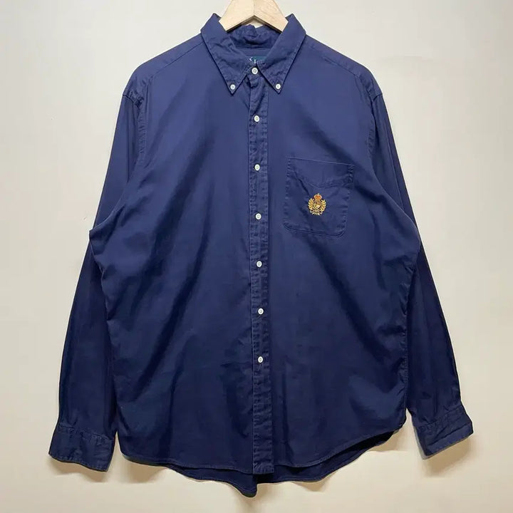 [BUNJANG] Polo Ralph Lauren Navy Long Sleeve Shirt / 폴로 랄프로렌 네이비 긴팔 셔츠