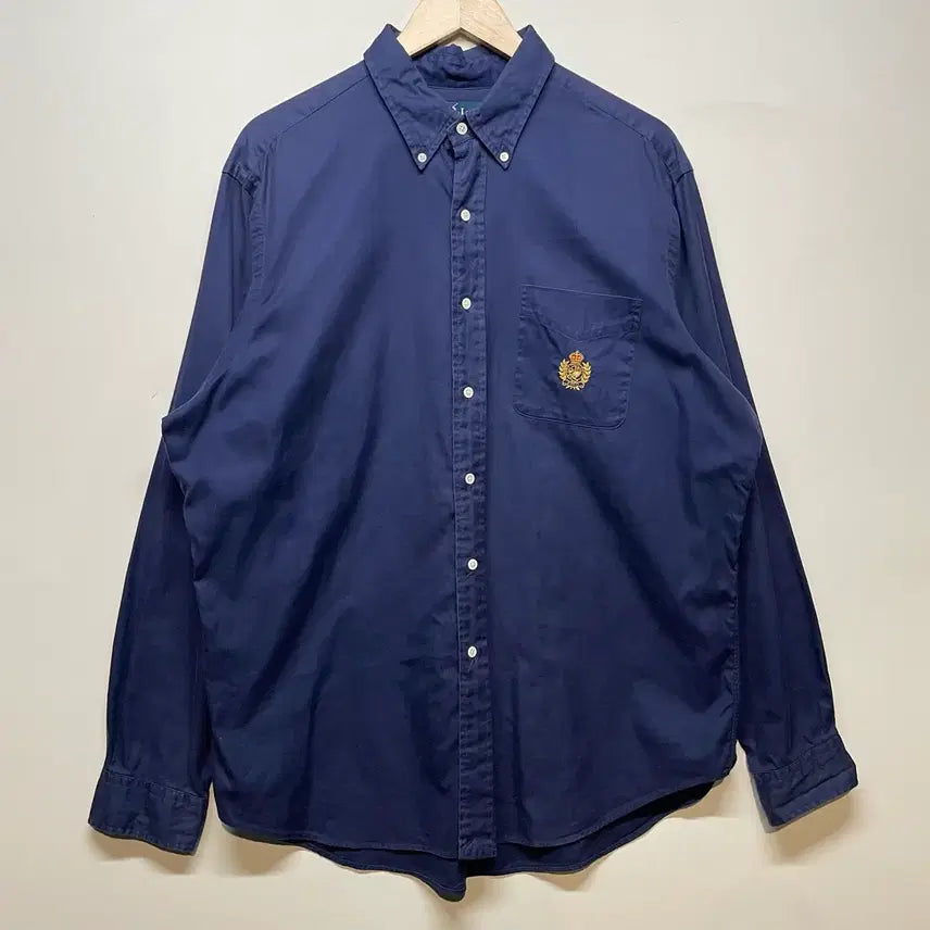 [BUNJANG] Polo Ralph Lauren Navy Long Sleeve Shirt / 폴로 랄프로렌 네이비 긴팔 셔츠