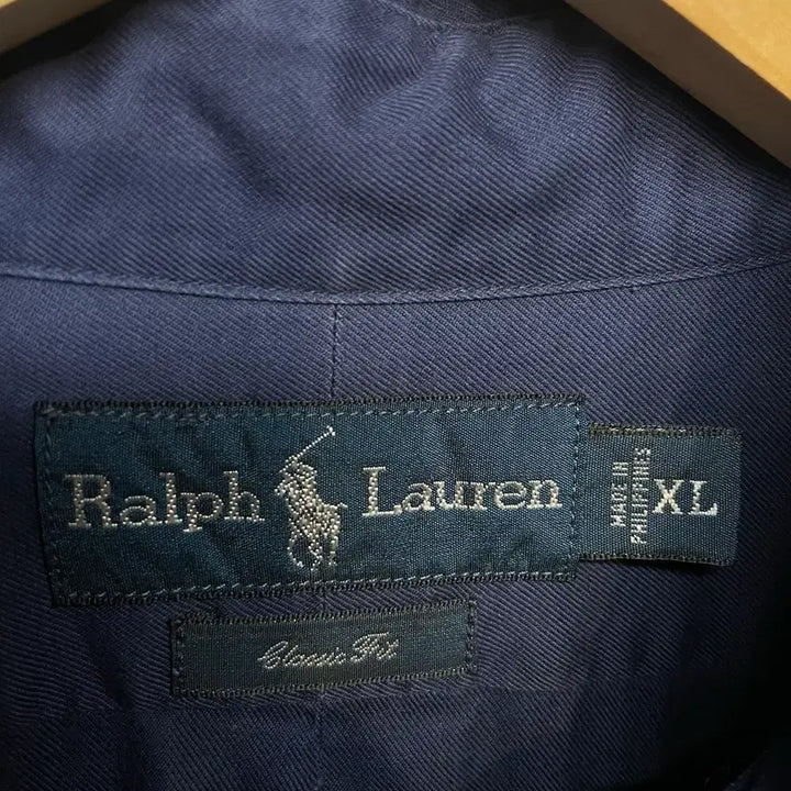 [BUNJANG] Polo Ralph Lauren Navy Long Sleeve Shirt / 폴로 랄프로렌 네이비 긴팔 셔츠