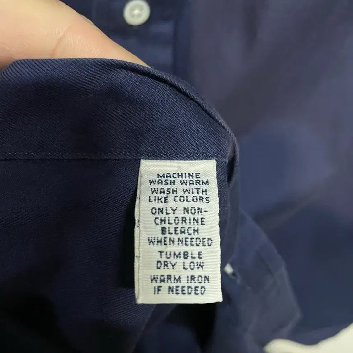 [BUNJANG] Polo Ralph Lauren Navy Long Sleeve Shirt / 폴로 랄프로렌 네이비 긴팔 셔츠
