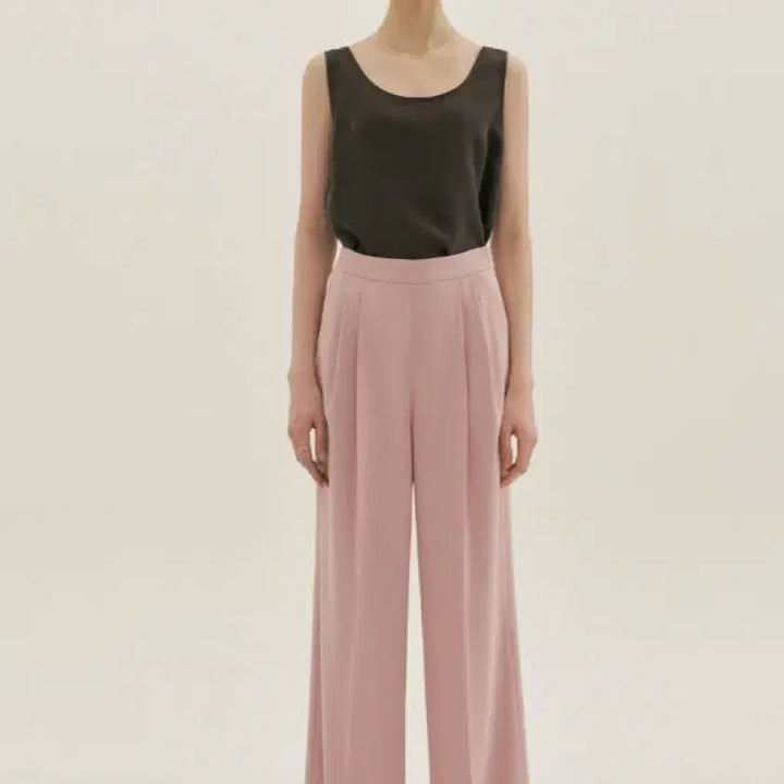 [BUNJANG] Sie Avang Wide Trousers Grayse You / Sie 시에 아방 와이드 트라우저 슬랙스 핑크 플로움 그레이스유