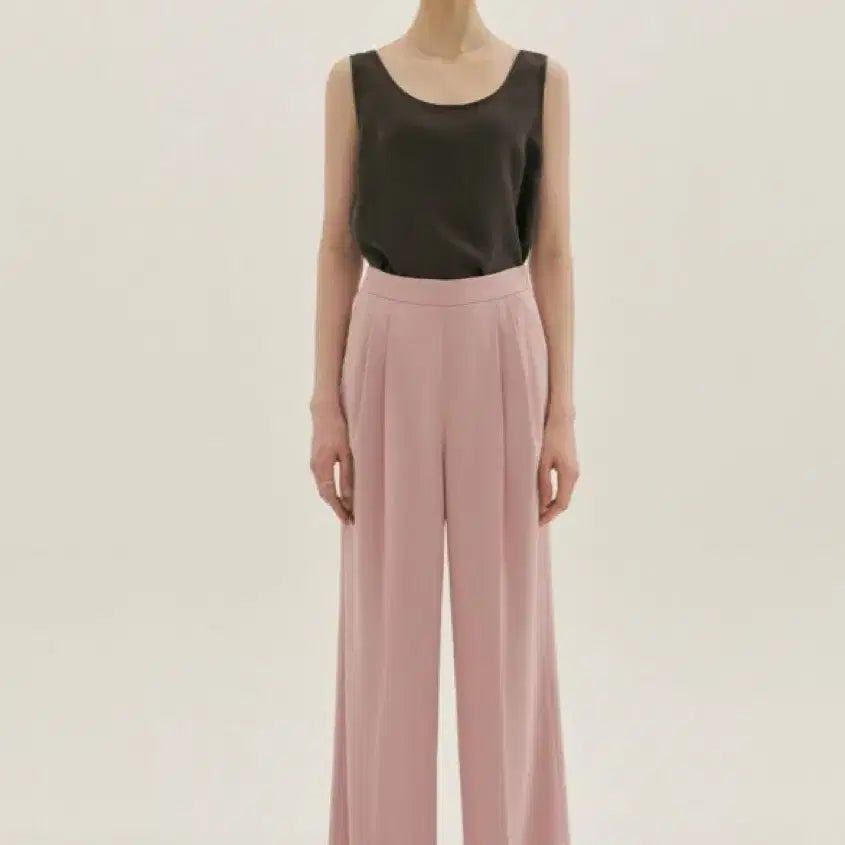[BUNJANG] Sie Avang Wide Trousers Grayse You / Sie 시에 아방 와이드 트라우저 슬랙스 핑크 플로움 그레이스유