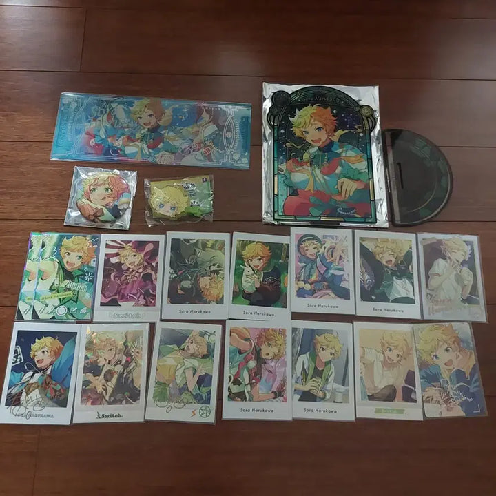 [BUNJANG] Ensemble Stars Harukawa Sora Heart Can Badge Bundle Set / 앙상블스타즈 앙스타 하루카와 소라 하트캔뱃지 18개 파샤 스글 일괄