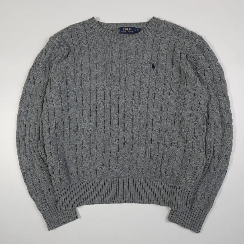 [BUNJANG] Polo Ralph Lauren Cable Knit Sweater / 폴로 랄프로렌 케이블 니트 [L]